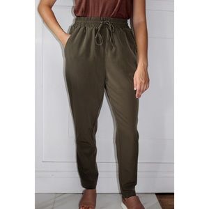 Forever 21 Drawstring Tapered Pant